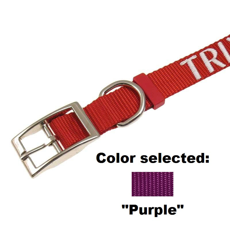 Dog Collar - 1" Width - Personalized Embroidery (Traditional Style), - Lucky Pet